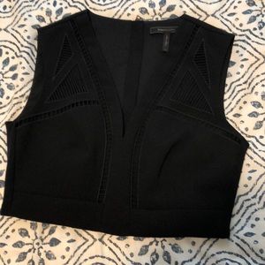 Black crop top